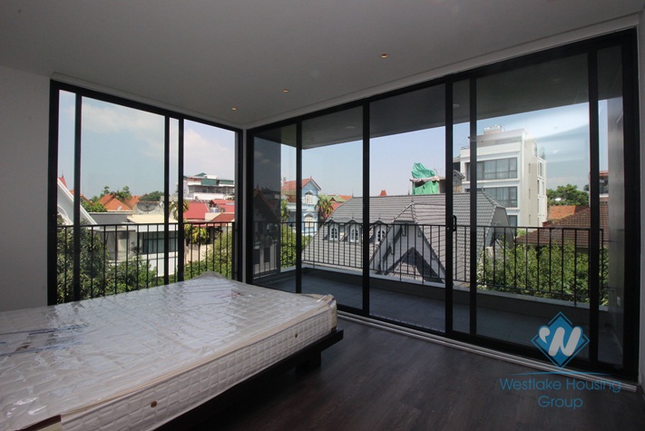Glass wall 2 bedrooms apartment for rent in Tay Ho.